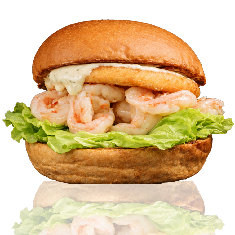 Бургер с креветкой 